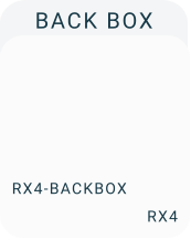 BACK BOX  RX4-BACKBOX  RX4