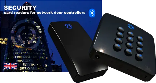 SECURITY card readers for network door controllers