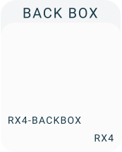 BACK BOX  RX4-BACKBOX  RX4