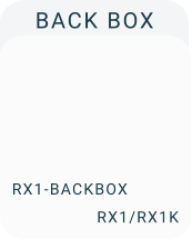 BACK BOX  RX1-BACKBOX  RX1/RX1K