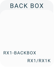 BACK BOX  RX1-BACKBOX  RX1/RX1K