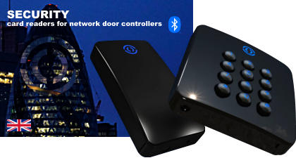 SECURITY card readers for network door controllers